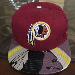 Red skins hat